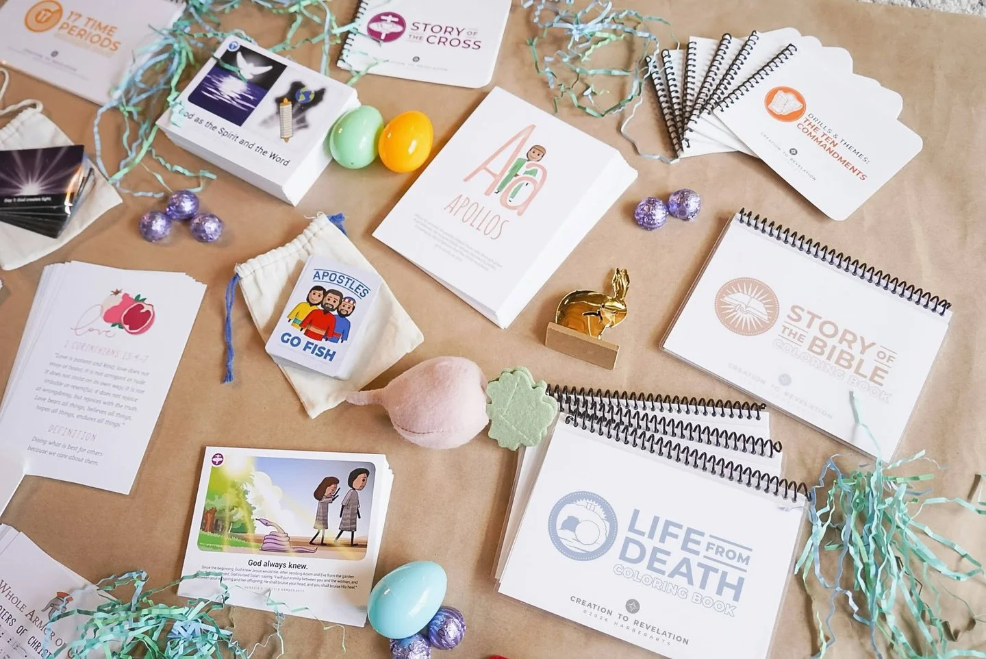 👀🥚 Easter is coming&hellip; and so is something new

As you begin filling your children&rsquo;s Easter baskets, we want to gently encourage you&mdash;
what if we filled them with gifts that point hearts to Christ?

Not just candy&hellip; but truth.