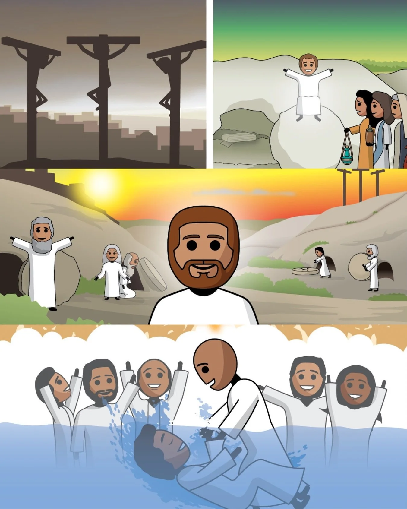 His story&mdash;Jesus&rsquo; resurrection, is our story! 

&ldquo;LIFE FROM DEATH&rdquo; is one way to summarize God&rsquo;s entire mission throughout the Bible. Man continually chooses SIN (DEATH). God offered His people temporary &ldquo;LIFE&rdquo;