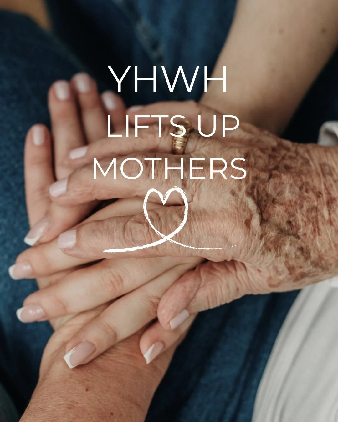This Mother&rsquo;s Day, I&rsquo;m reminded of the mothers YHWH lifts up.
The barren&mdash;Sarah, Rebekah, Hannah, Elizabeth 
The widows&mdash;Ruth and Naomi
The single mothers&mdash;Hagar, Widow of Zarepheth
The mothers of many&mdash;Leah
The mother