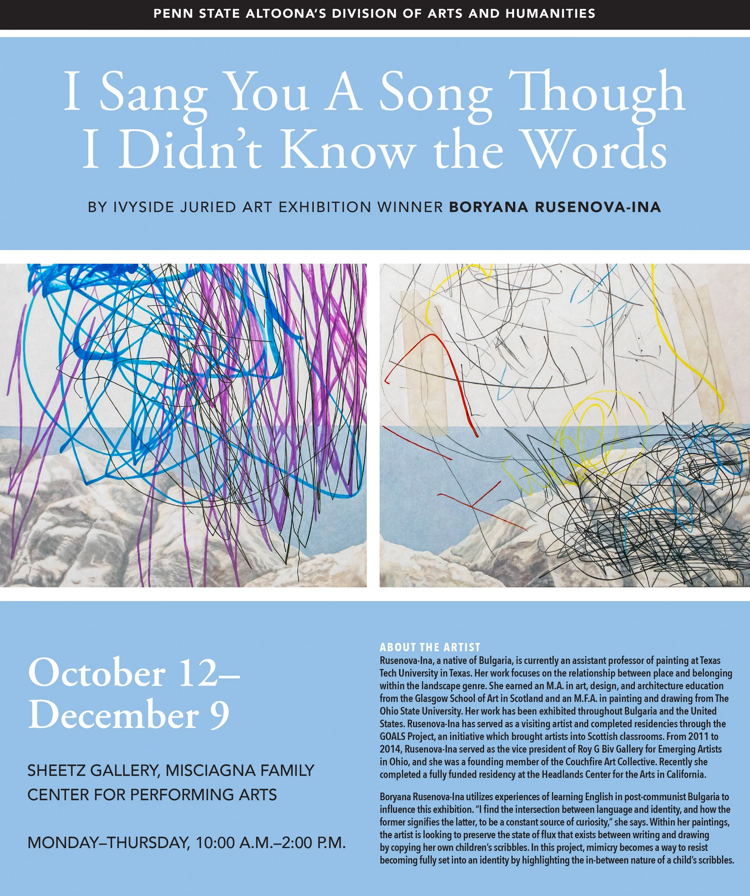 Solo Exhibition at Penn State Altoona