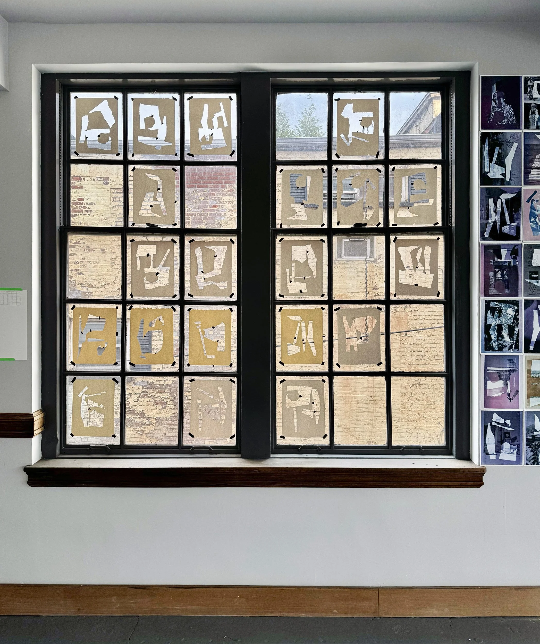 Installation at 50 and 4th CollarWorks Residency