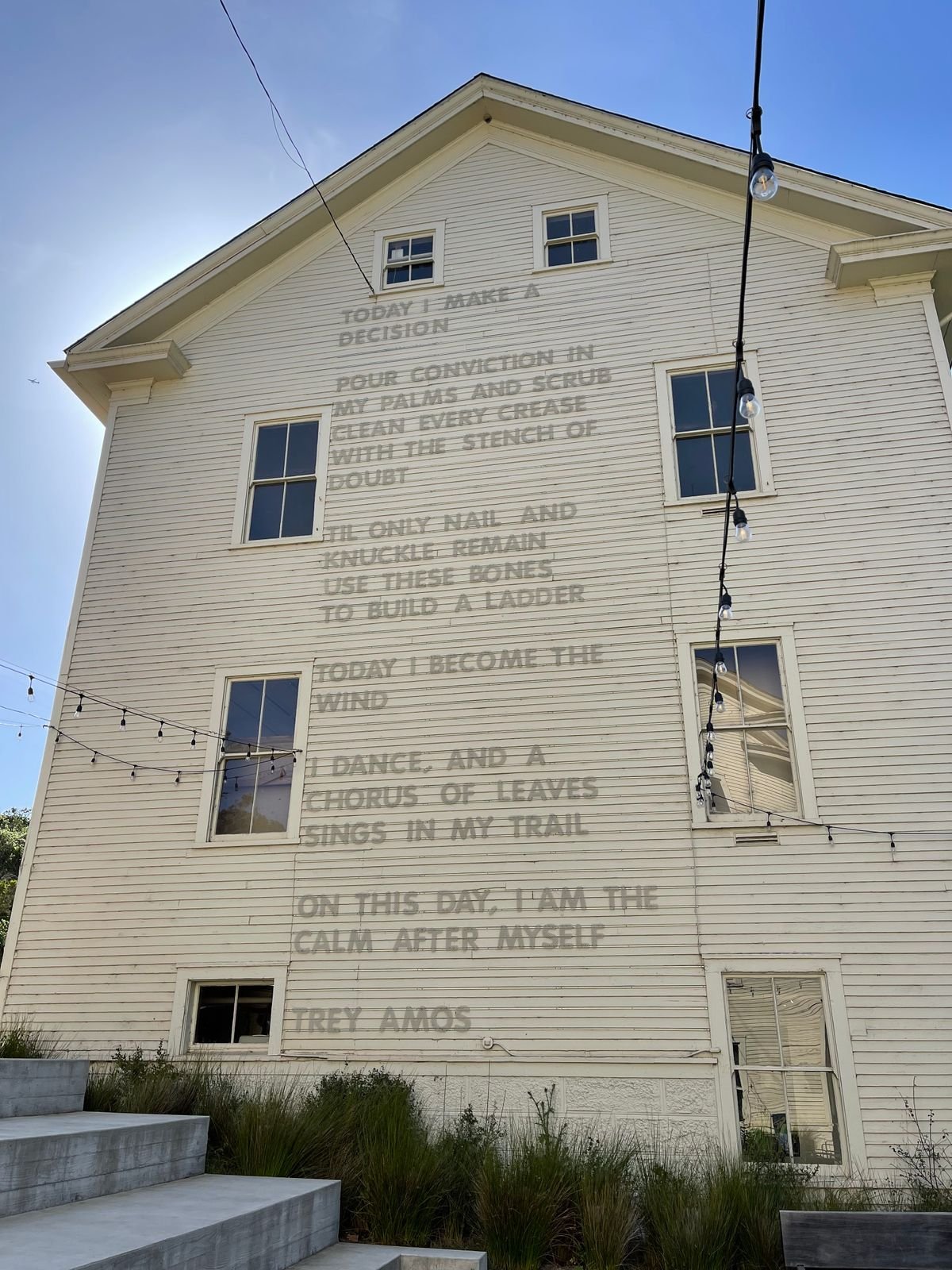 Summer Residency at the Headlands Center for the Arts in San Francisco