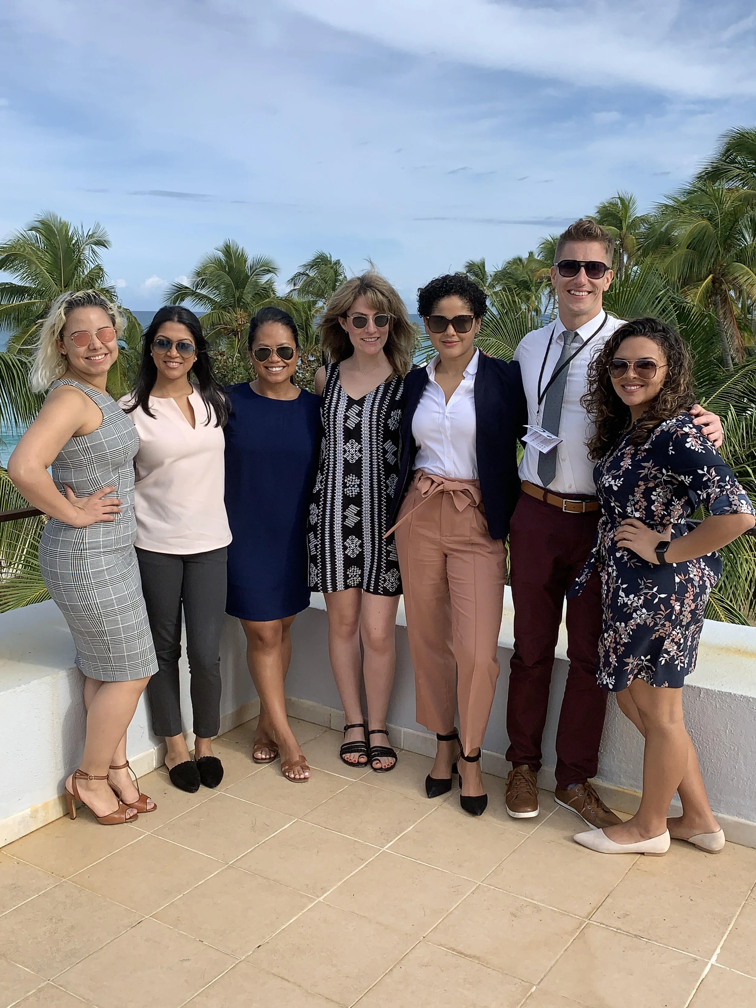 Eddie with his colleagues in Cuba.