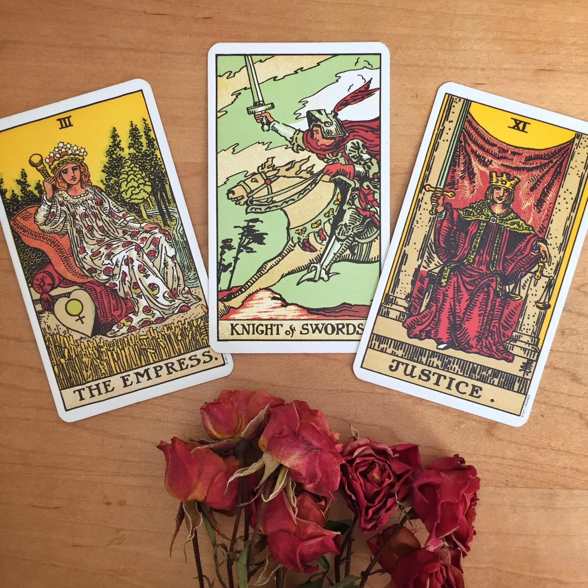 Tarot reading with Rider Waite deck