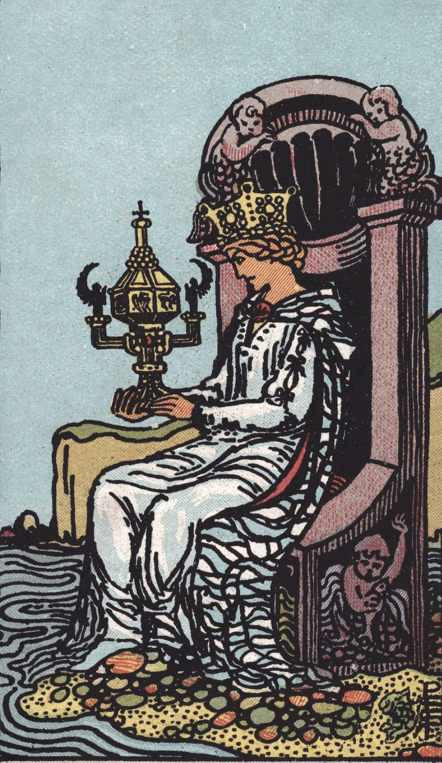 Light Seer’s Tarot Meanings Queen of Cups – The Light Seer’s Tarot // Chris-Anne // Tarot Cards and Meanings