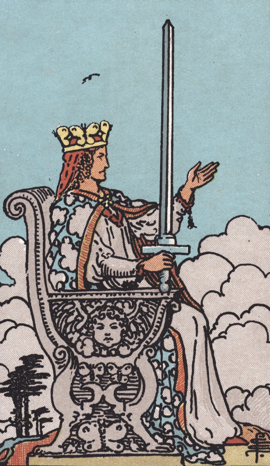 Lá Queen of Pentacles – Witches Tarot