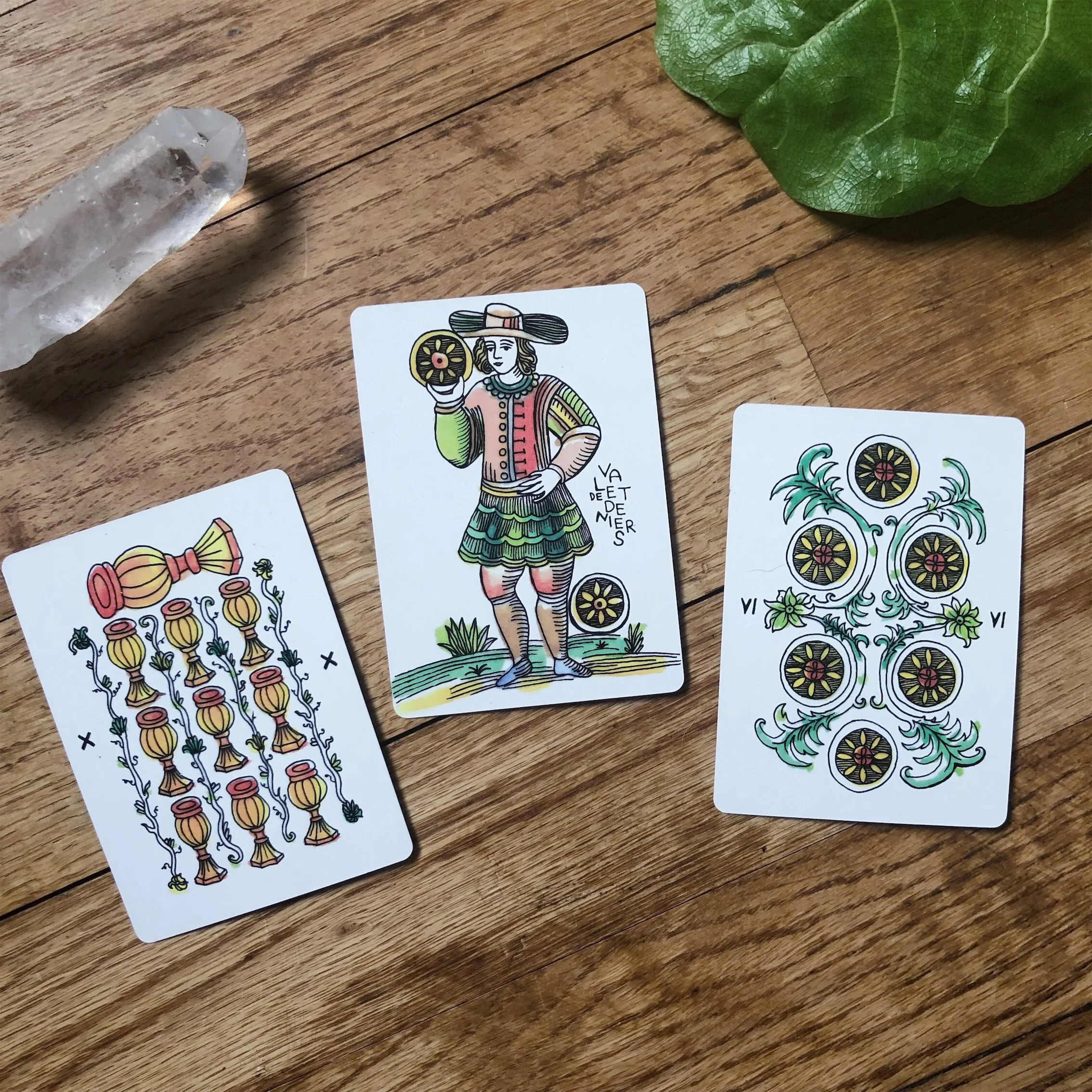 Three Card Reading Marshmallow Marseille Tarot
