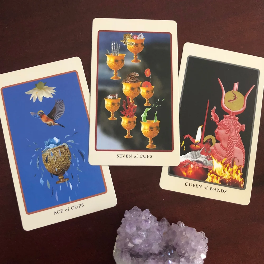 Ace Of Cups Queen Of Wands