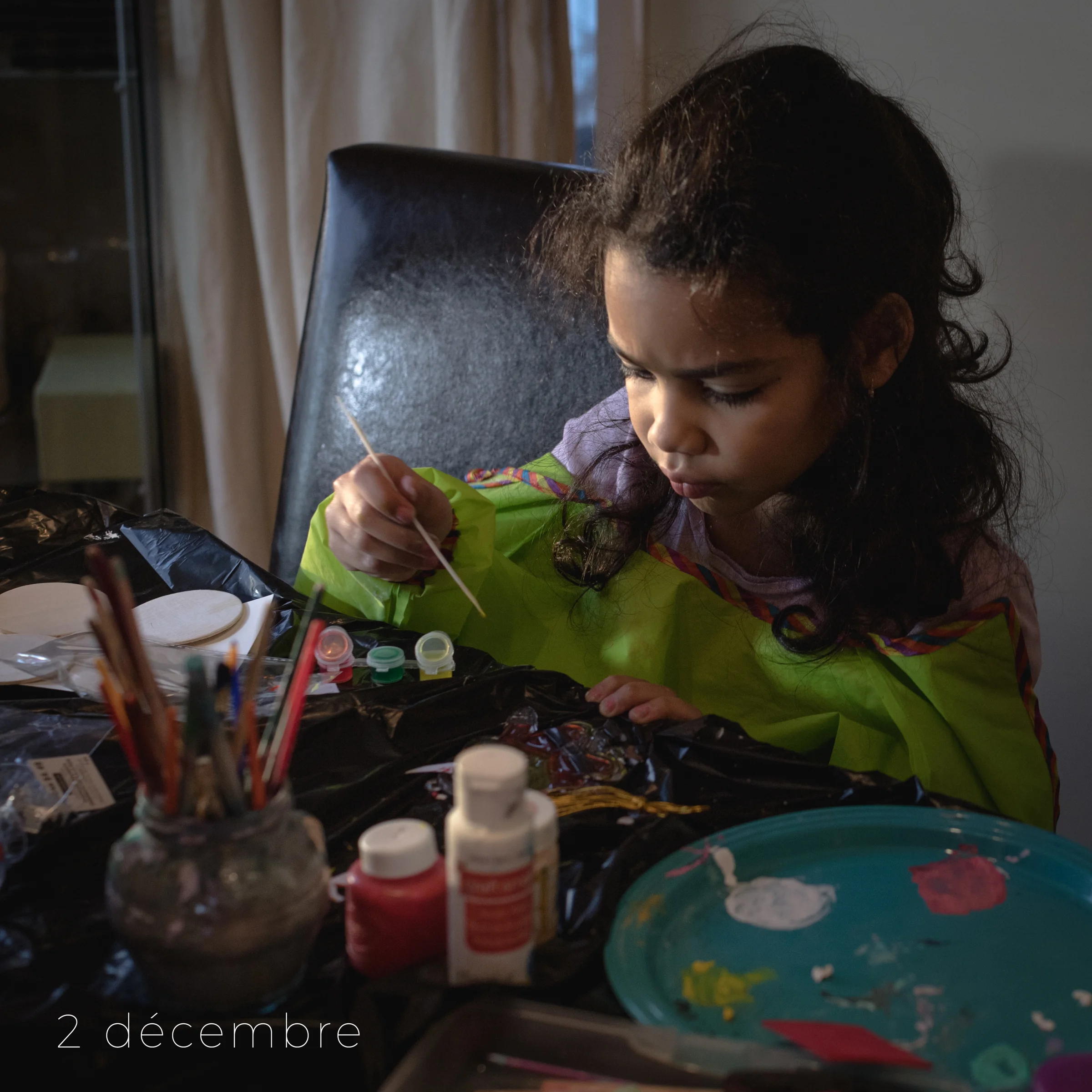 Craft production-My little artist, hard at work