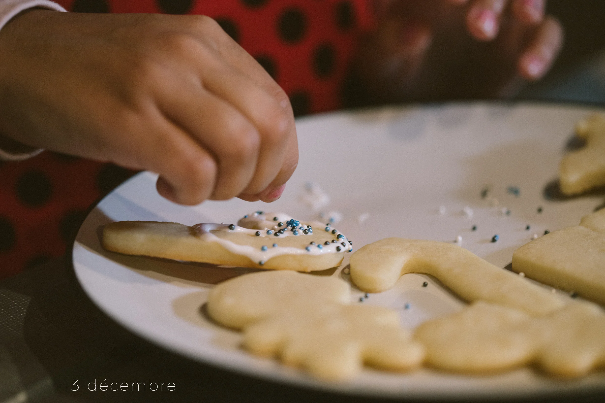 The best part of making cookies is decorating them