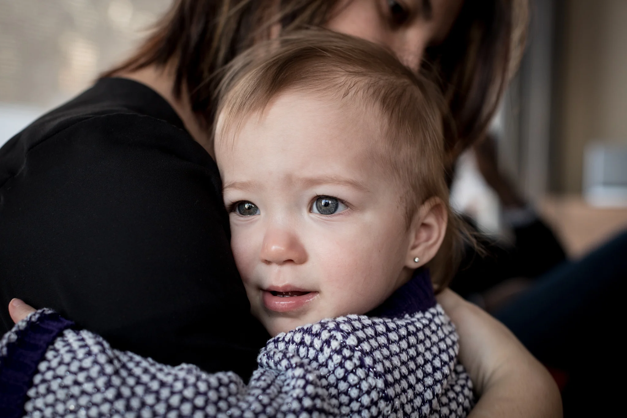 This little munchkin was feeling a bit under the weather, so we all took turns cuddling with her. 