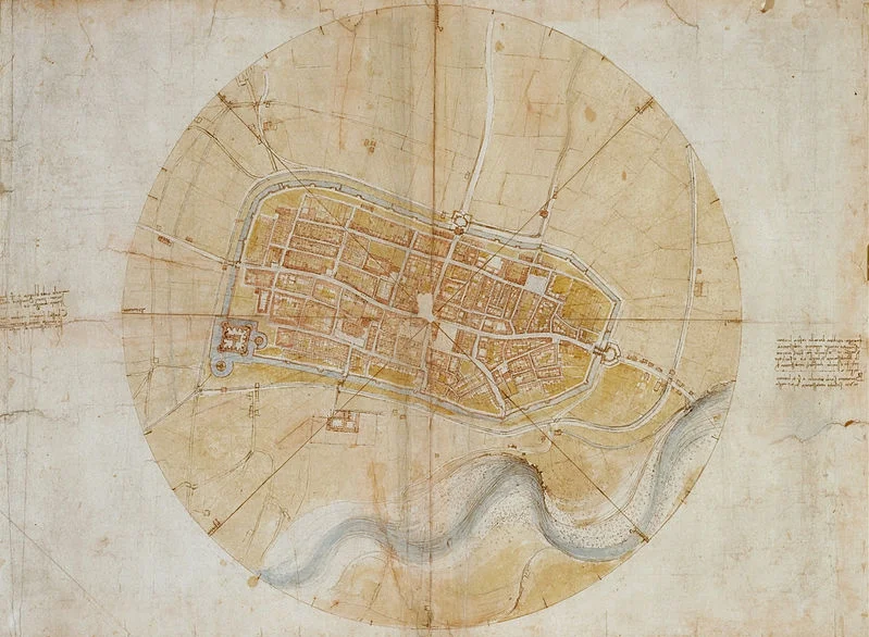 Plan of Imola, Italy