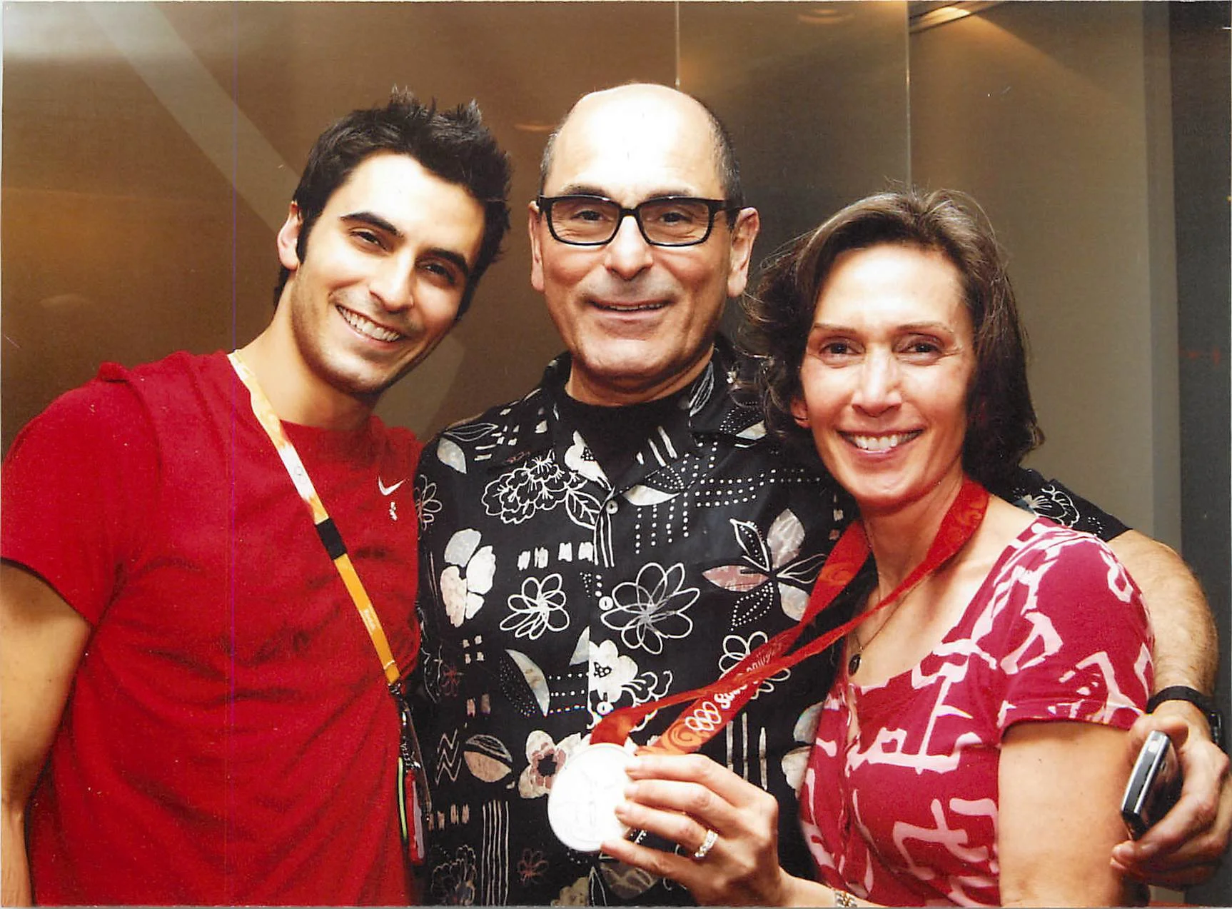 Jason Rogers with parents, Kathleen and Chuck Rogers