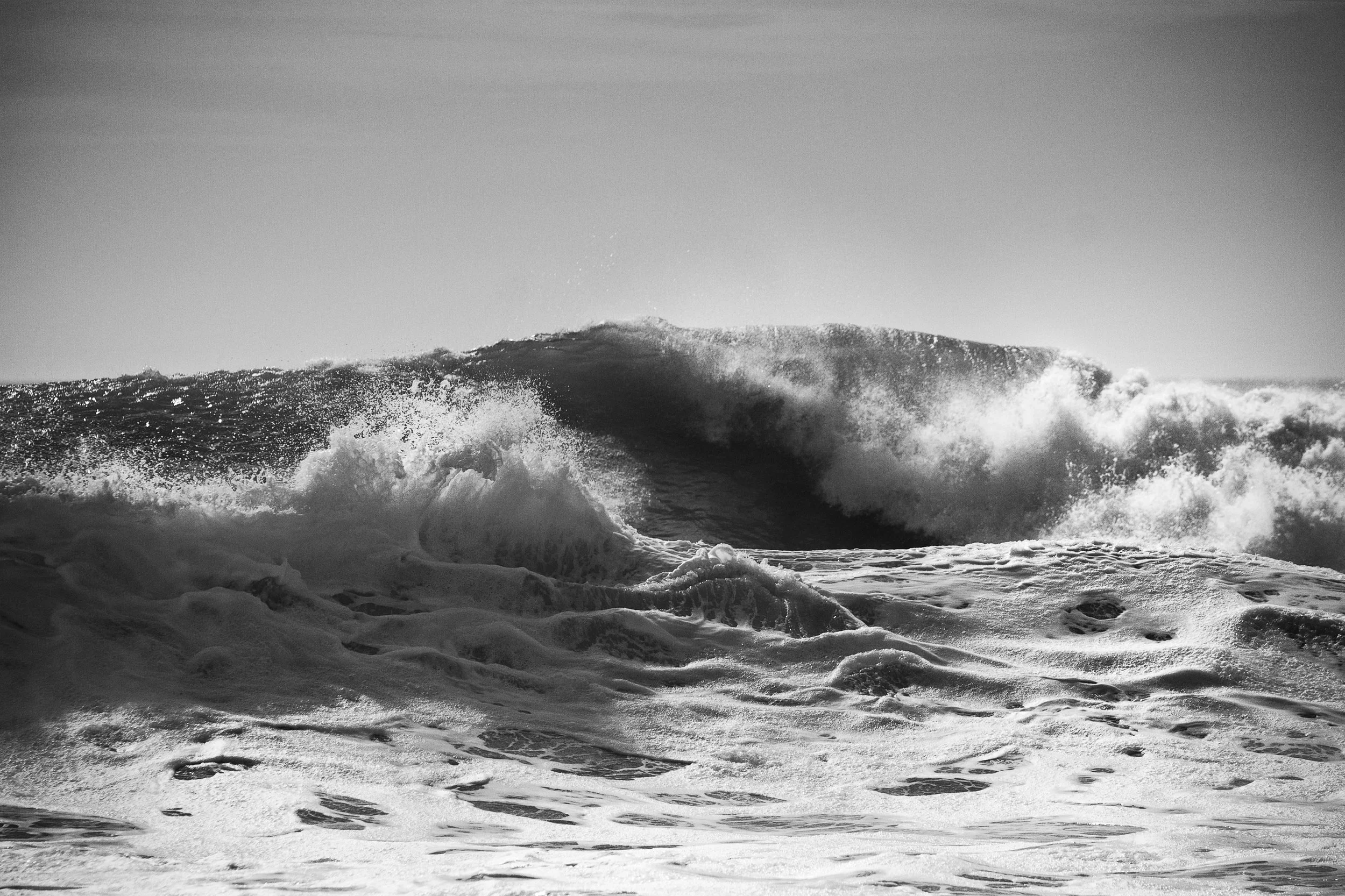 WAVES RISE AND FALL - 24 x 16" - ARCHIVAL PIGMENT PRINT - 2009 — MONTAUK, NEW YORK