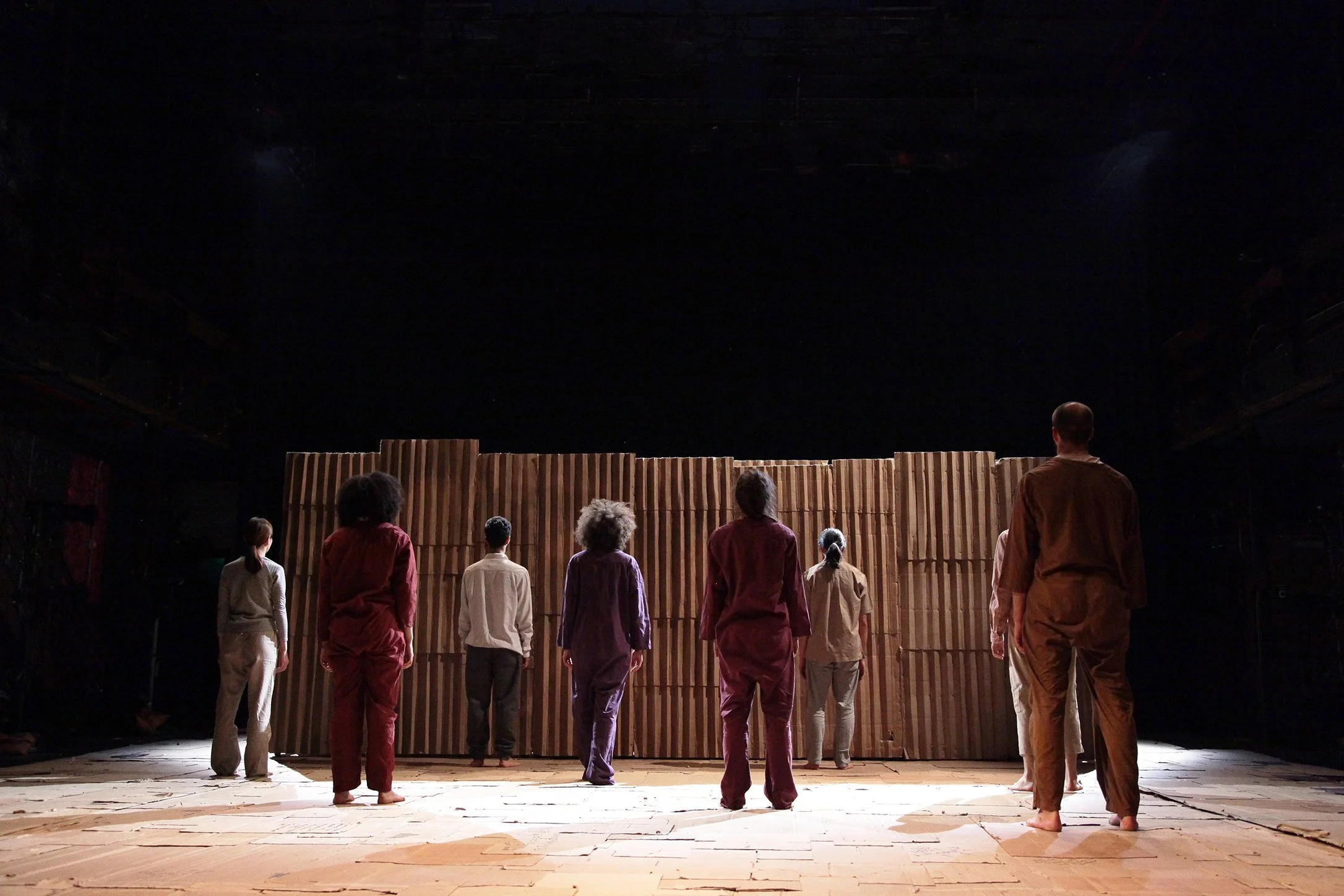  BIENVENUE/WELCOME - In Performance at LaMama NYC, 2017 - Photo: Theo Cote 