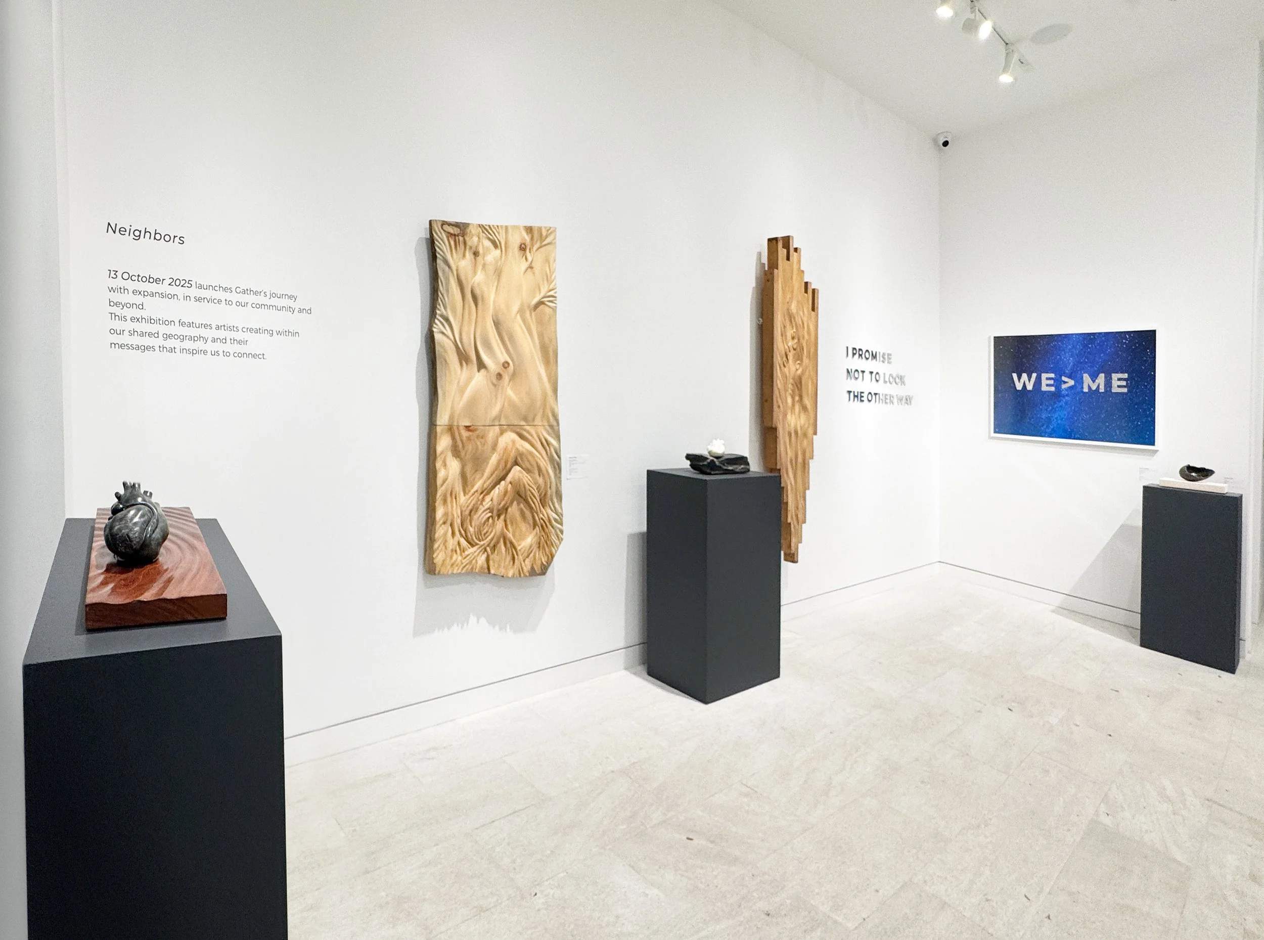  NEIGHBORS  - BENJAMIN HELLER, ALLISON HARRELL-MISTIER, SIMI MAHTANI - OCT 13TH - NOV 23RD  AT GATHER, 94 GUERNSEY STREET, GREENPOINT, BROOKLYN 