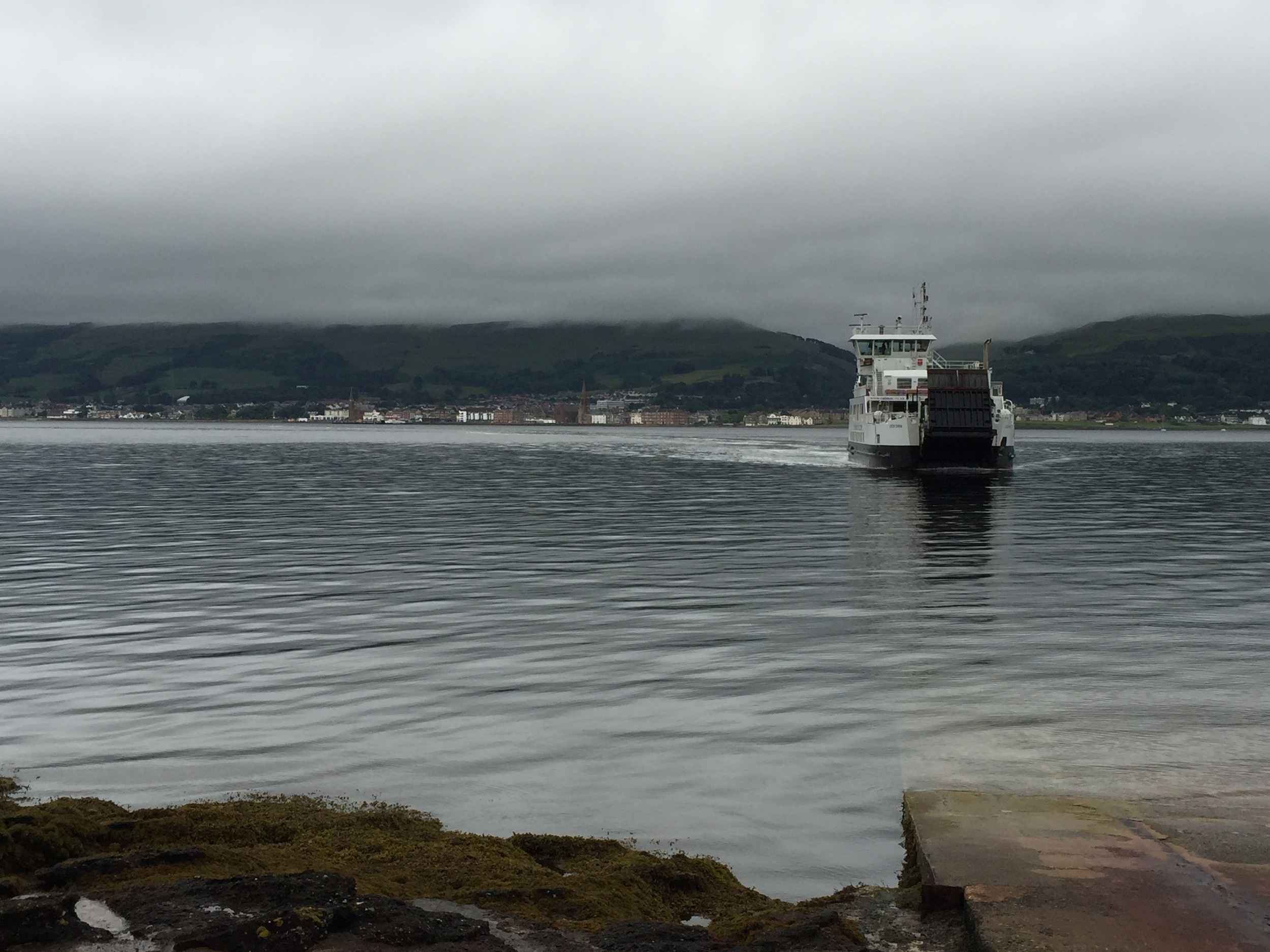 The ferry to the island.