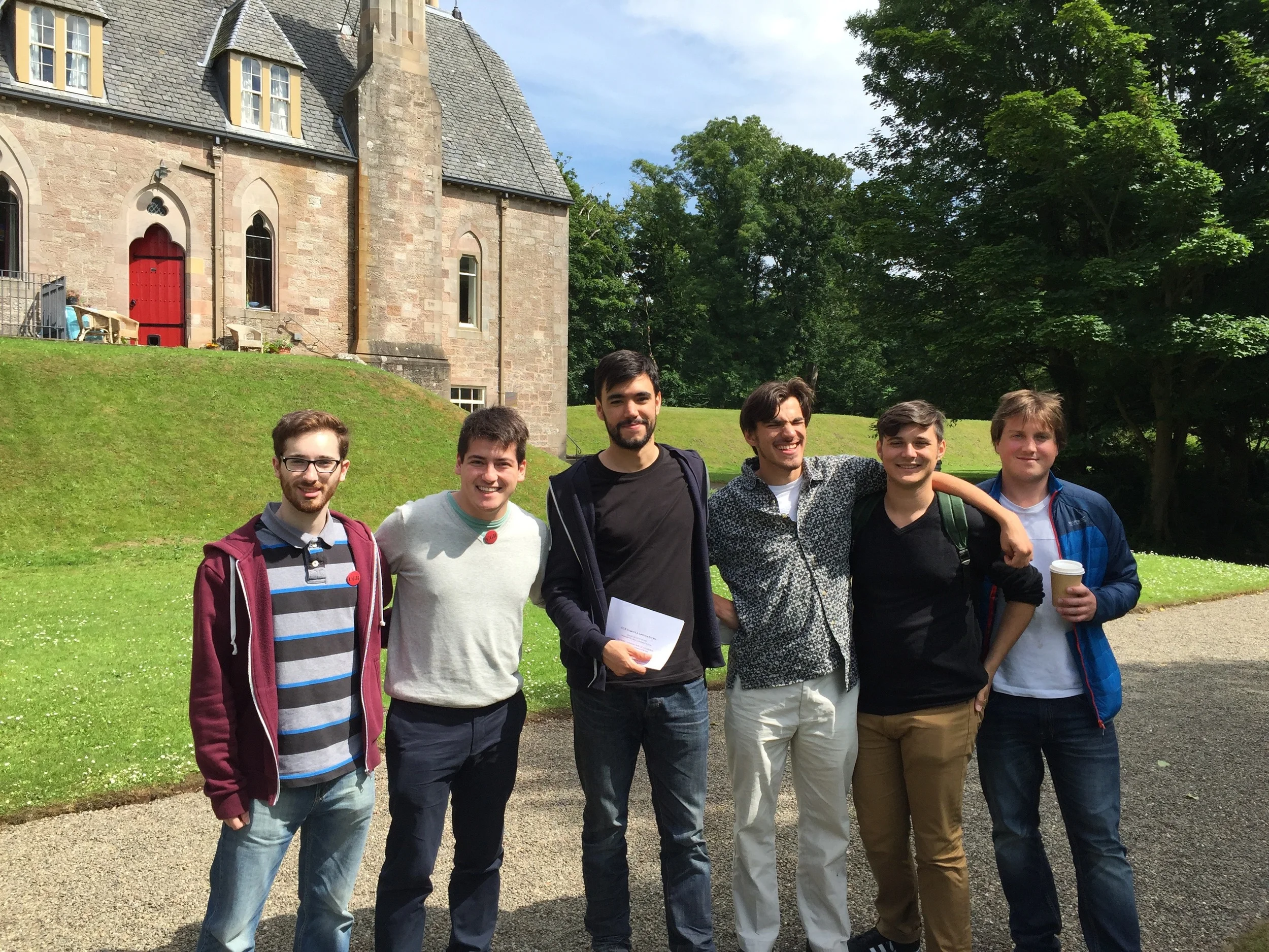 Brian, Diego, Roberto, Mohit, Lenny and Steve. Diego and Roberto were participants from Chile.