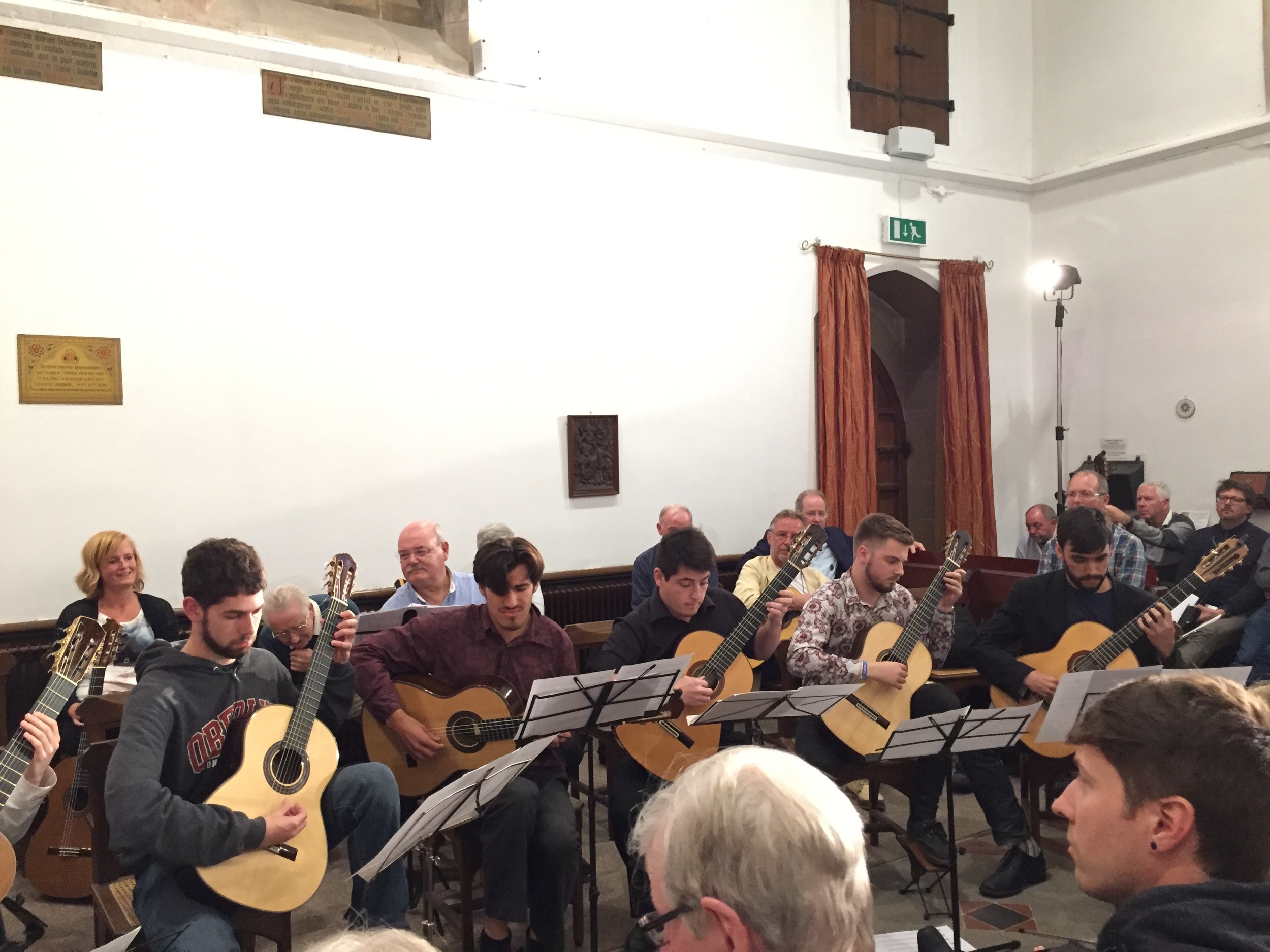 The other half of the octet: Collin, Mohit, Diego, Zack and Roberto.