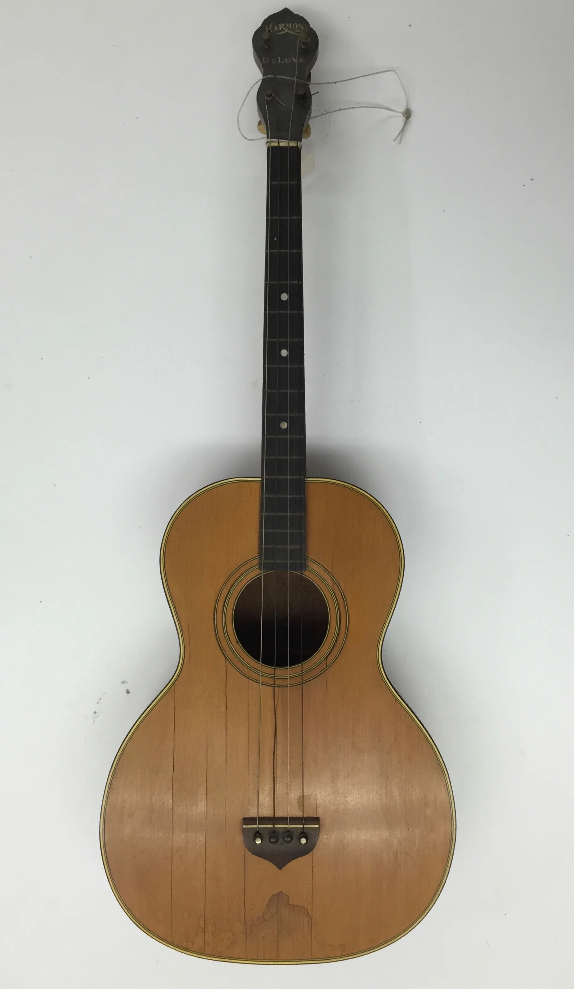 Harmony baritone mandolin, shaped like guitar, ca. 1920