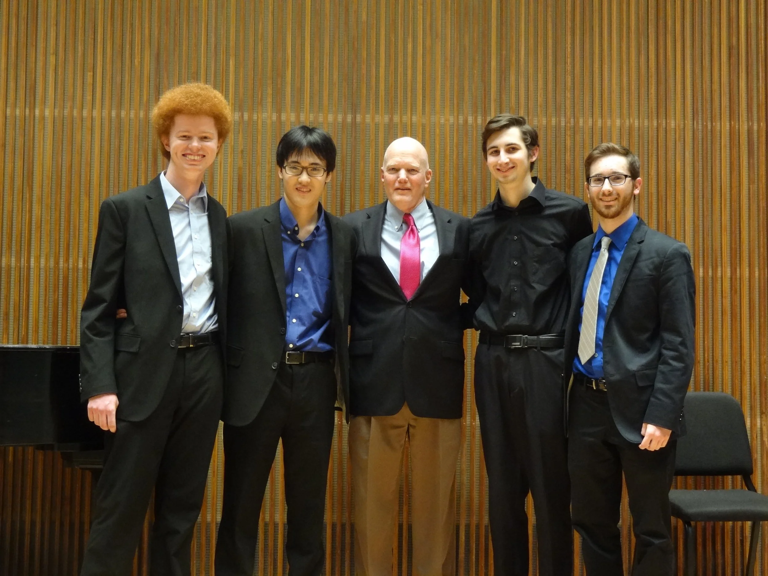 Andrew Poxon (1st), Yeram Yoon (2nd), James Stroud, Adam Sutorius (4th) and Brian King (3rd)
