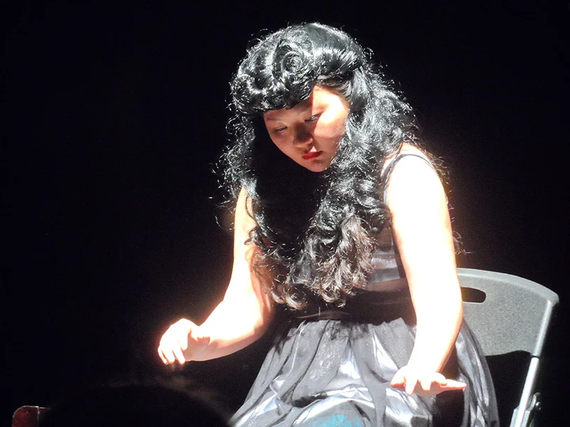 Du Yun, at a performance in Shanghai 