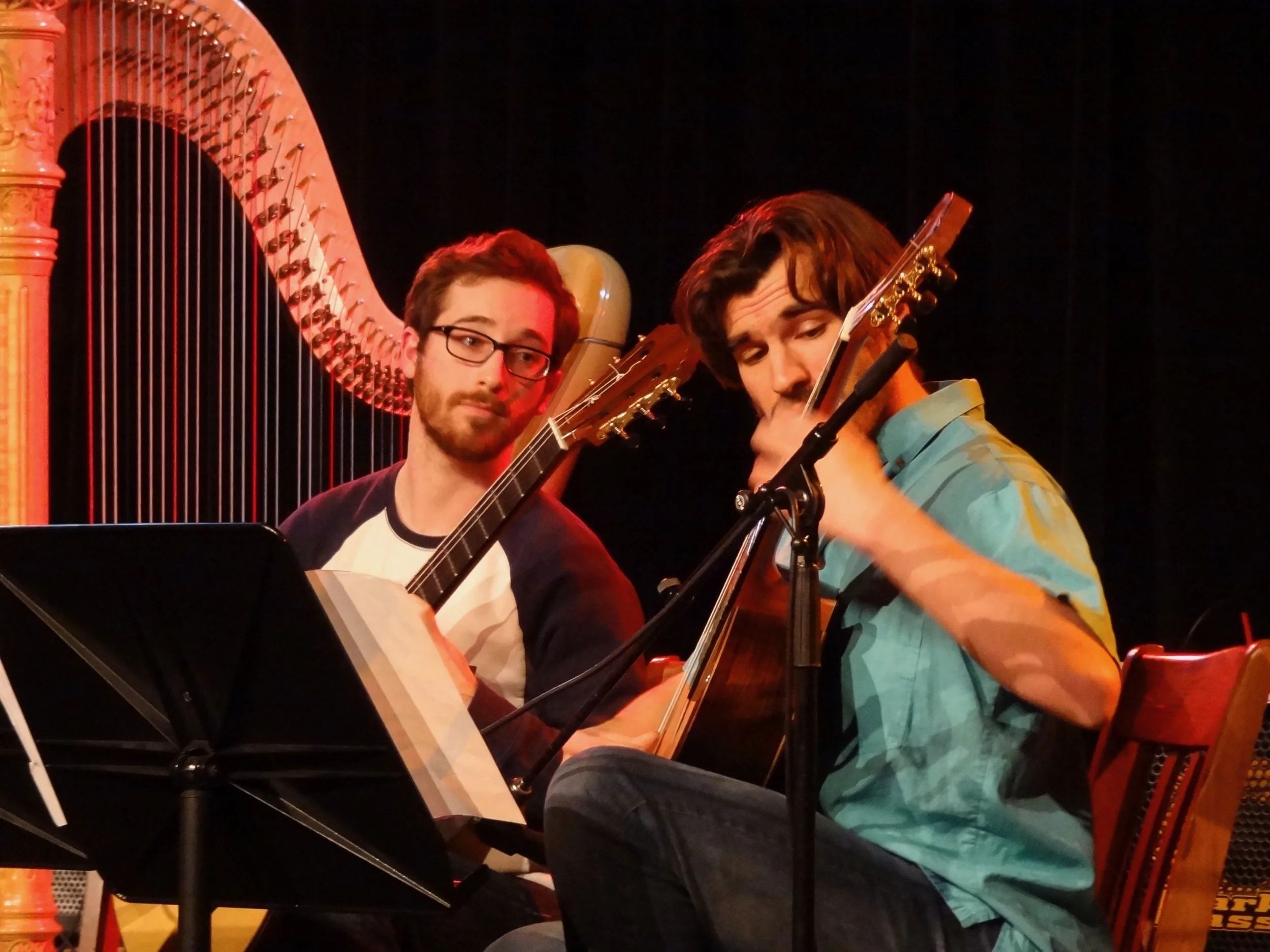 Brian King and Mohit Dubey play Piazzolla