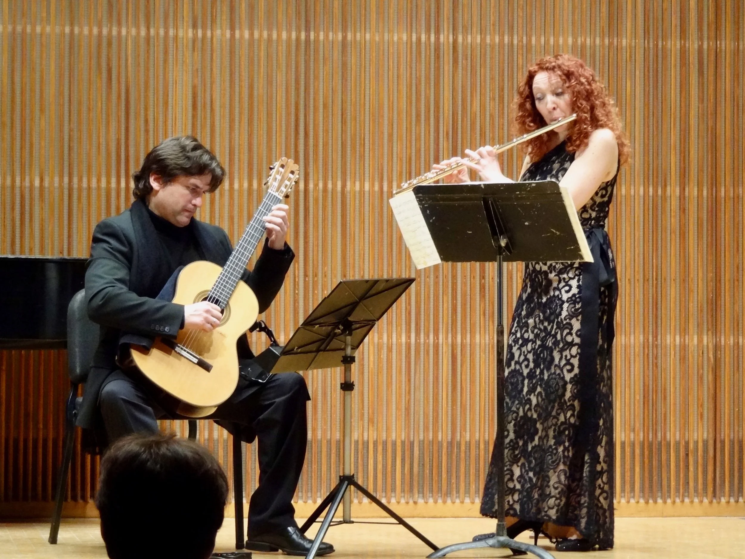 Rene Izquierdo with Eugenia Moliner, in Kulas Recital Hall