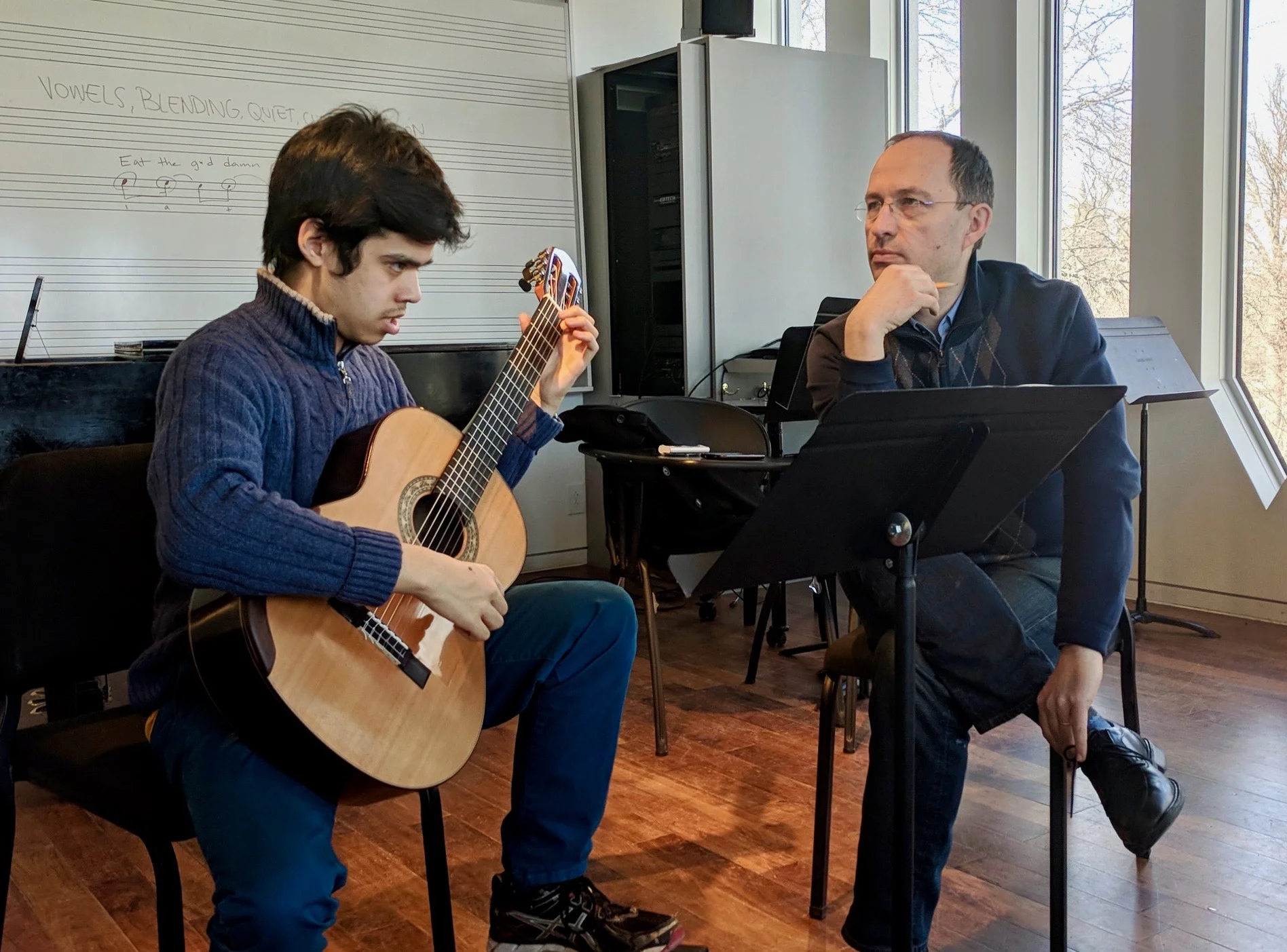 Archie Velasquez played Villa Lobos' Prelude No. IV