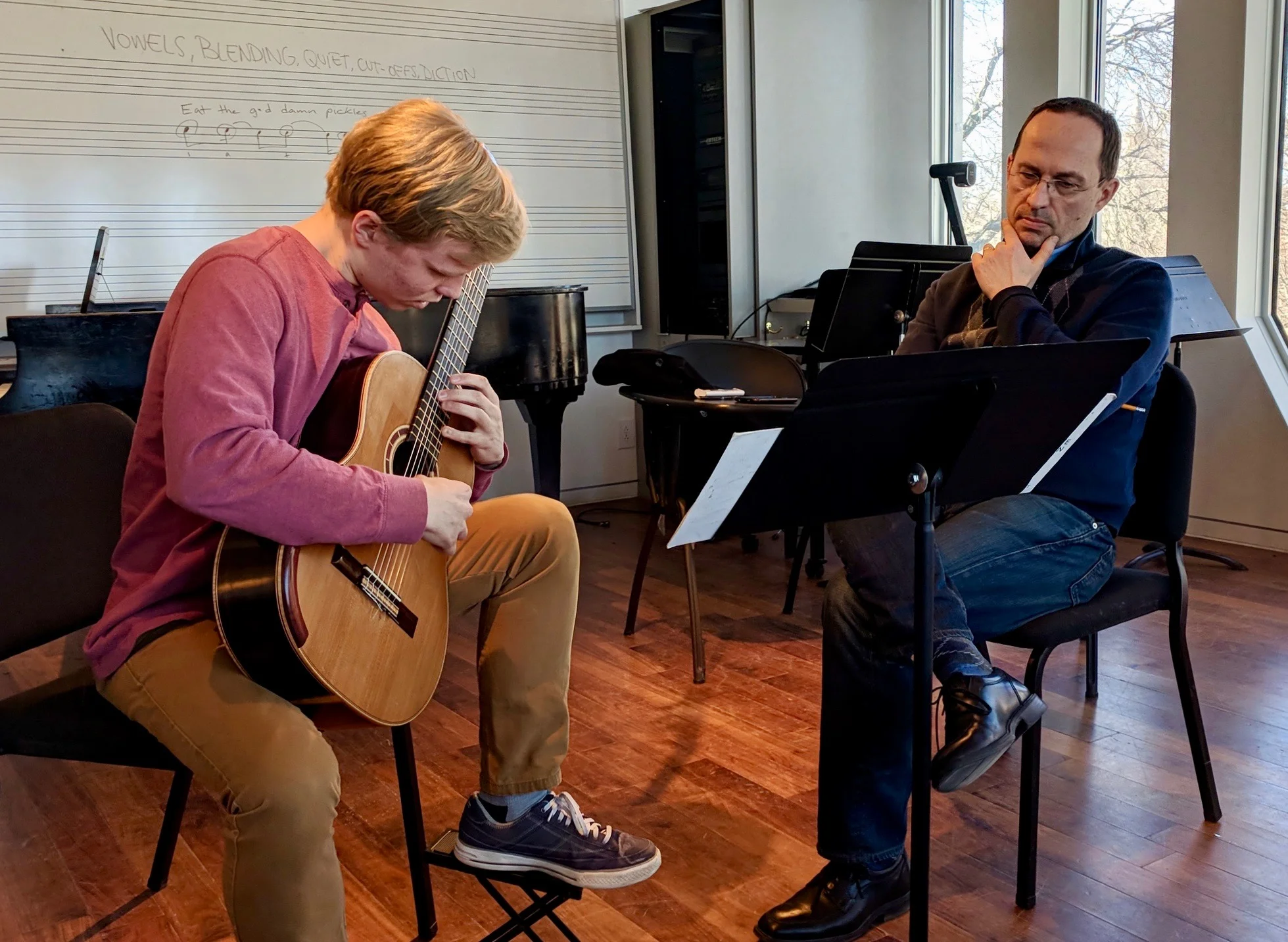 Aidan Wiley Lippke played H. W. Henze's Drei Tentos