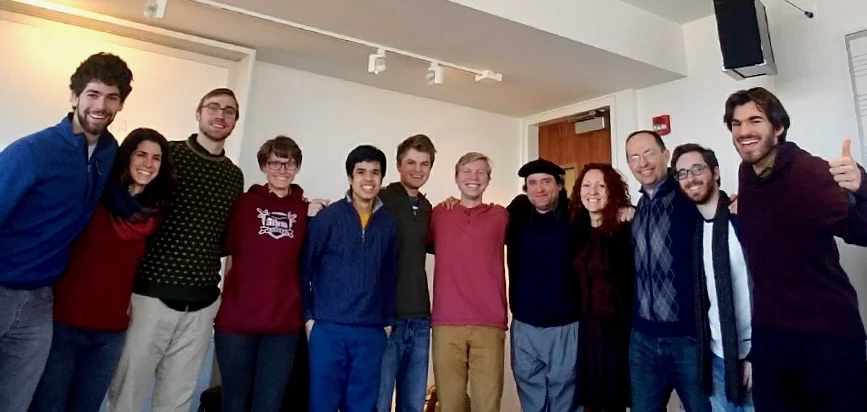 L-R: Collin Sterne, Rebecca Klein, Henry Spencer, Caeli Massey, Archie Velasquez, Craig Slagh, Aidan Wiley Lippke, Rene Izquierdo, Eugenia Moliner, Denis Azabagic, Brian King, Mohit Dubey