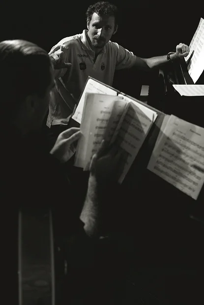 2007 - New York. Rehearsing at the Consulate of Argentina with the late, great Octavio Brunetti (Photo: Sergio R. Reyes)