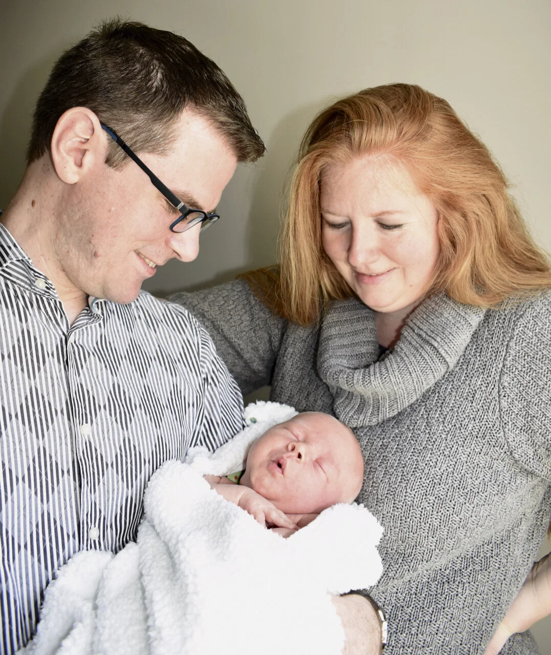 Steve, Mandy and baby Walden