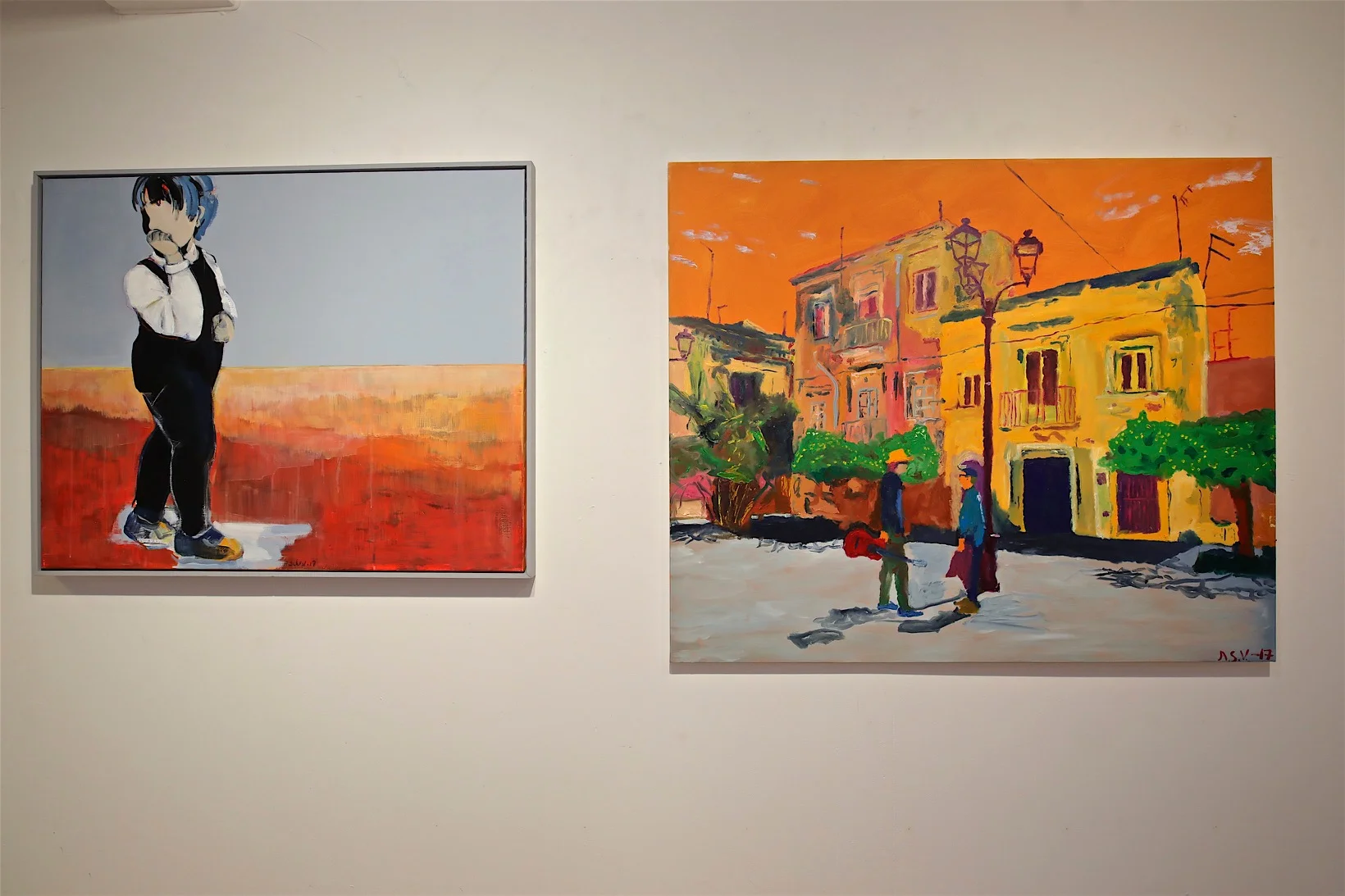 My art to the right.