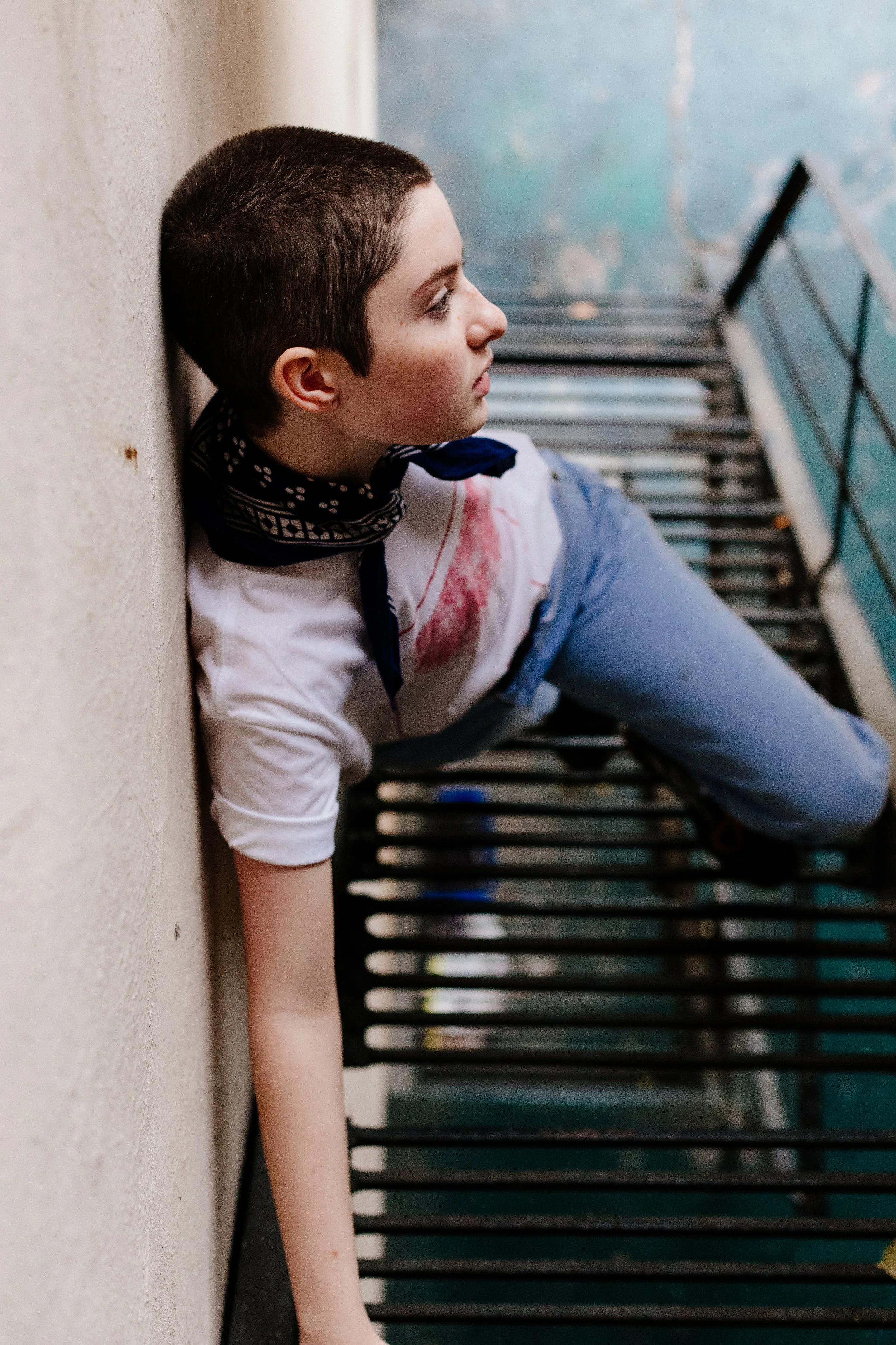Lachlan Watson for The Spectrum Apparel. GET THE LOOK: Wear Something Gay. Photo by Tywen Kelly