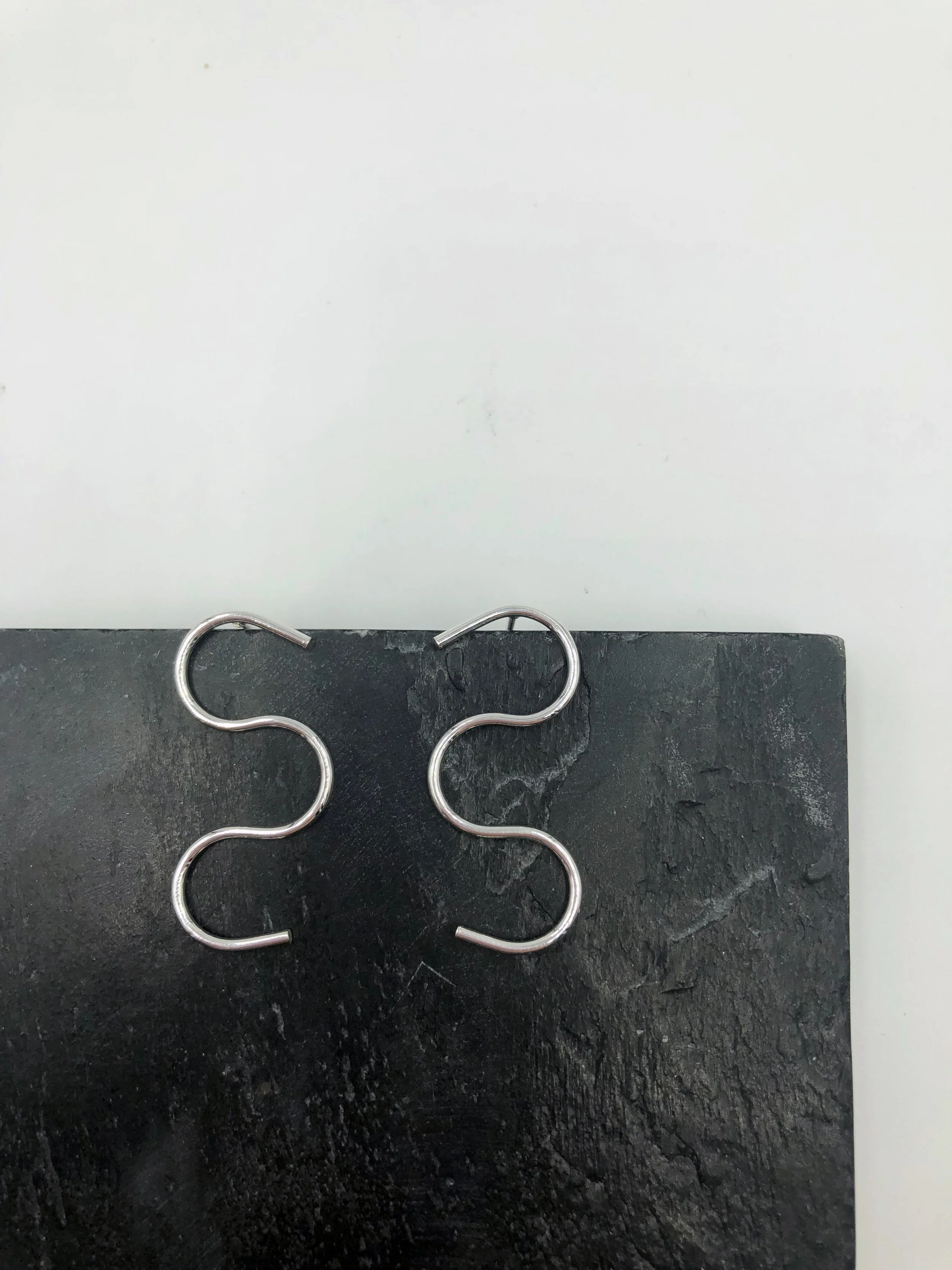 Small Squiggle Post Earrings Item #: E2001 Size: 1.25” in length Wholesale Price: $16 Suggested Retail: $32