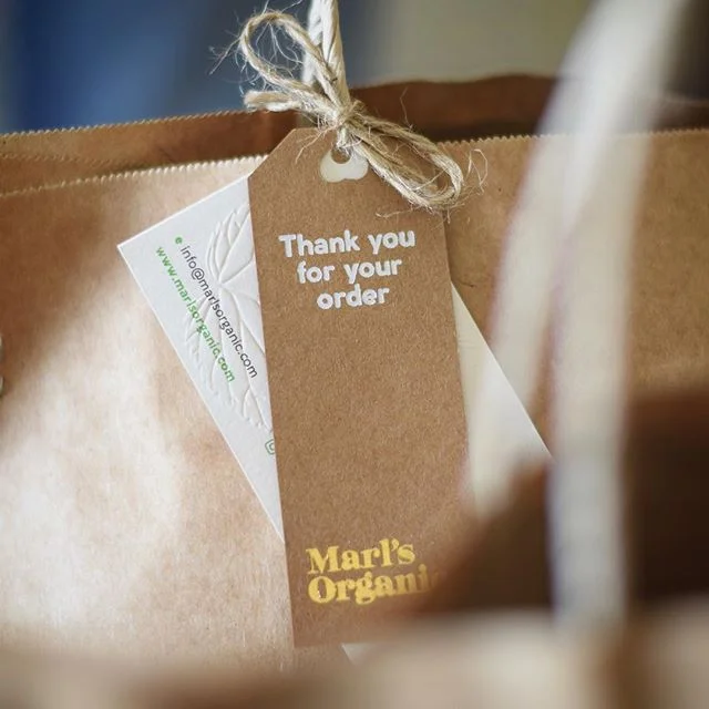 When we partner with our clients to build and design their brand, we naturally always find beauty in the bigger picture but the real love for us is in the details 💖 @marlsorganic #oathtohealth #heartdiecut #goldfoiling #whitefoiling #blindemboss