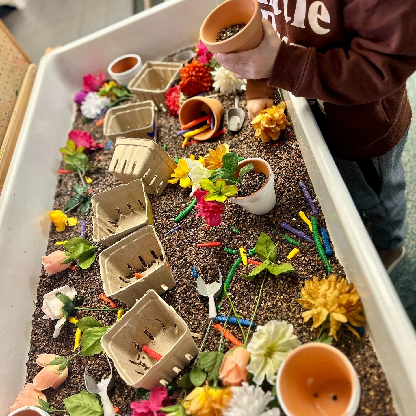 SPRING is here #pinelake our little explorers are busy with some favorite spring activities