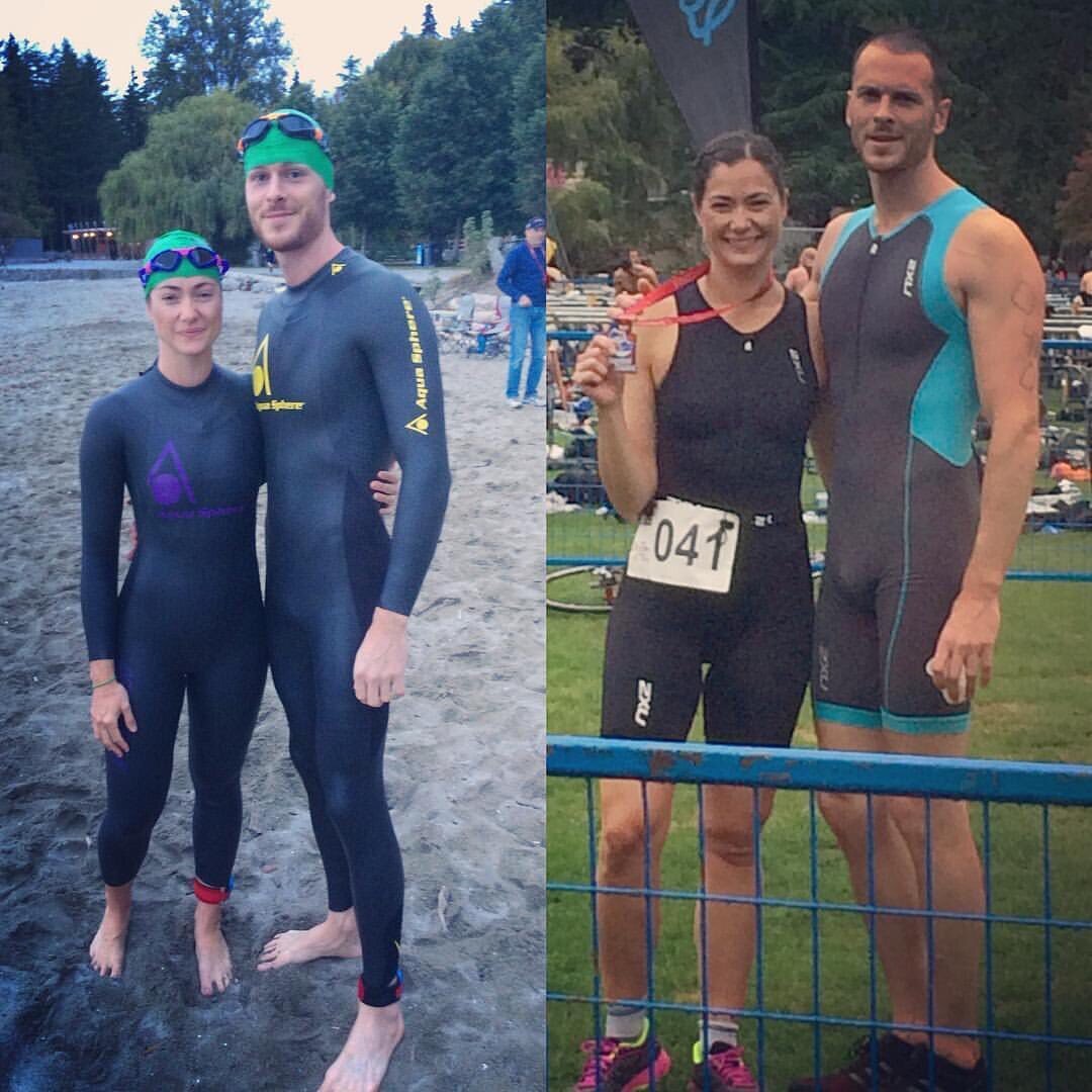 In 2 weeks from today I&rsquo;m doing my second triathlon!! In 2016, not long before I got pregnant with Bronwyn, Aaron and I did the Vancouver Triathlon together! It was an amazing, challenging, fun and rewarding experience. 

We did the tri-it dist
