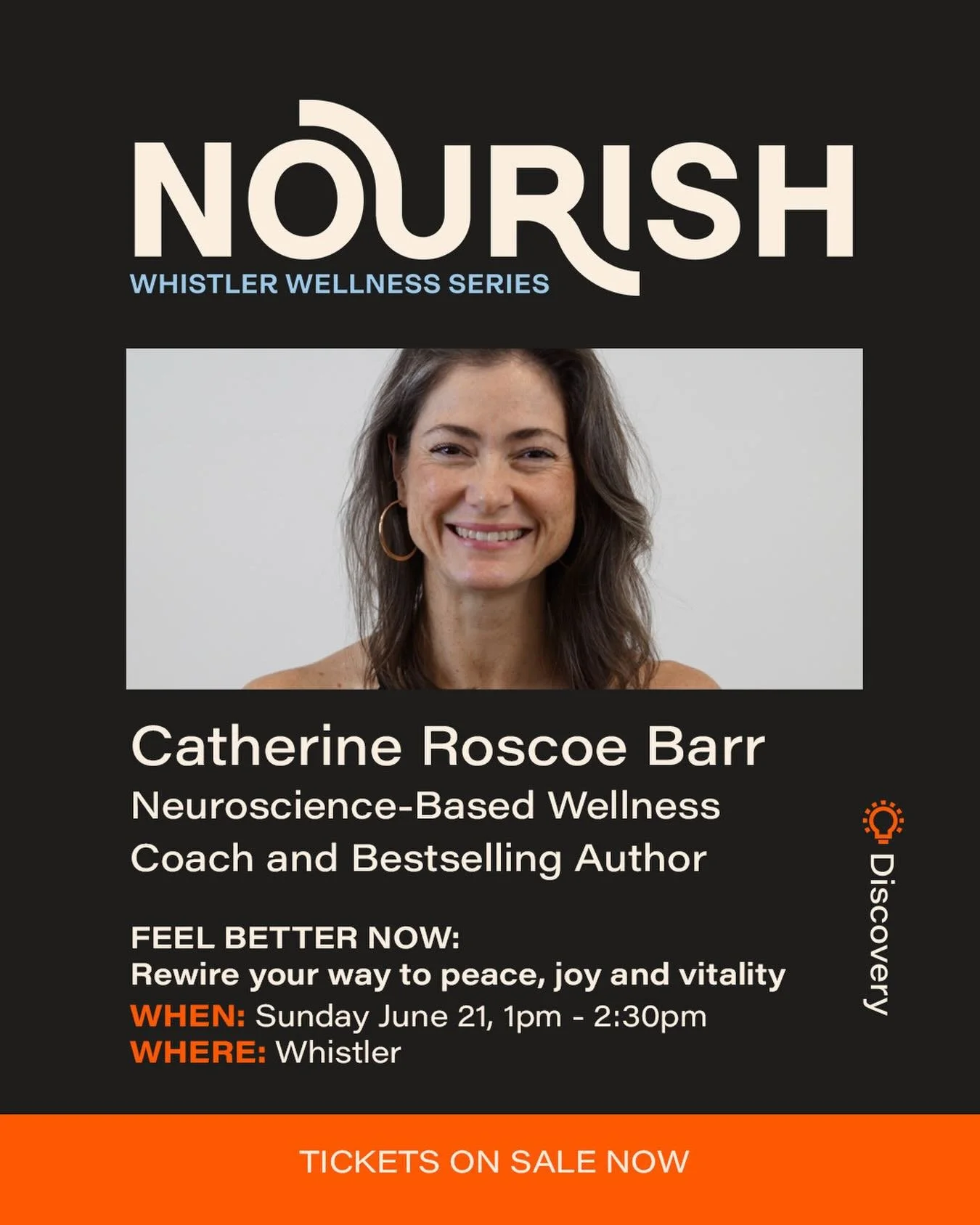 SO EXCITED to be back at @nourishwhistler on June 21!! Join me to rewire your way to peace, joy and vitality!!

What if feeling better didn&rsquo;t require changing your entire life, but simply changing how your mind and body respond within it?

In t