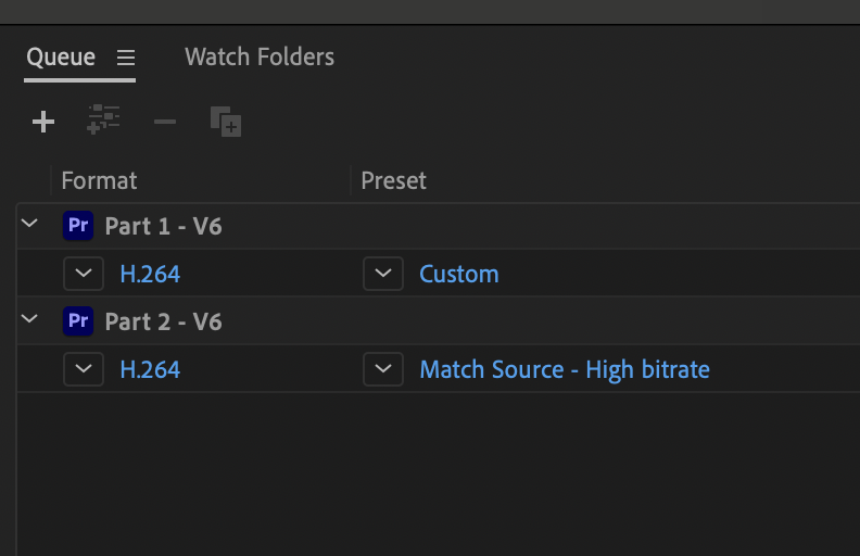 Your Media Encoder Queue