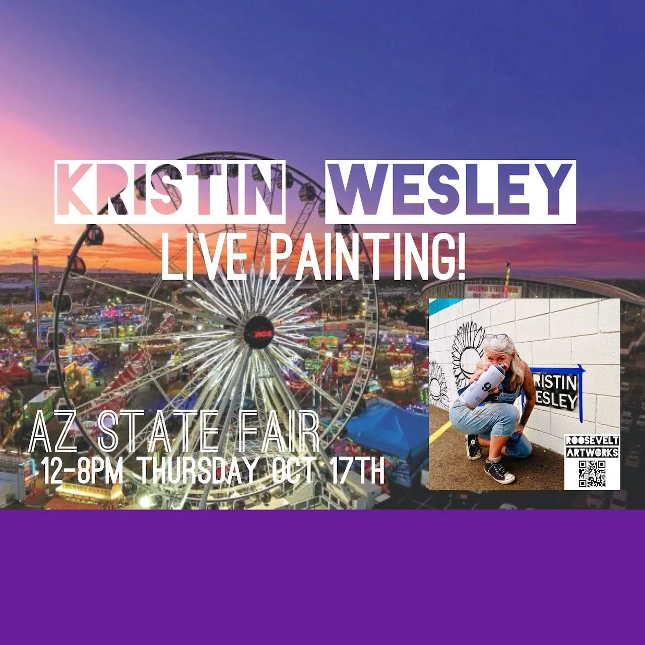 LIVE PAINTING AT THE AZ STATE FAIR!