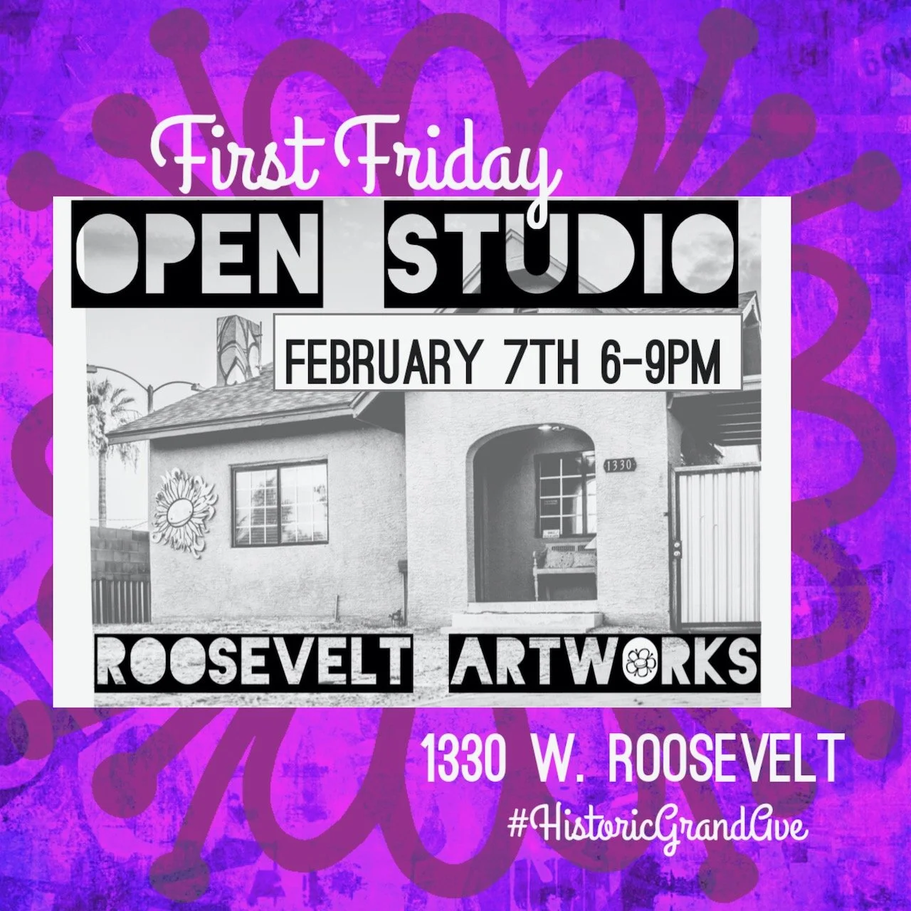 Open Studio: FIRST FRIDAY at Roosevelt ArtWorks