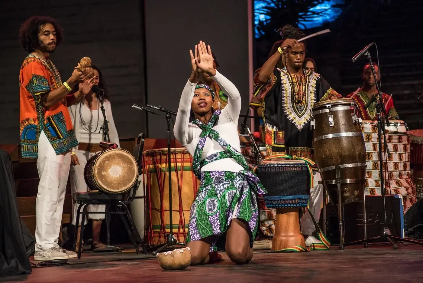 Amalkoba opening our inaugural Afro Latino concert presented at the Ford Amphitheater, Los Angeles.

Photo: Matthew Tucciarone
for LA Weekly