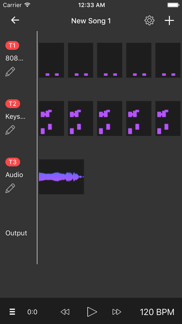 Arrange your song