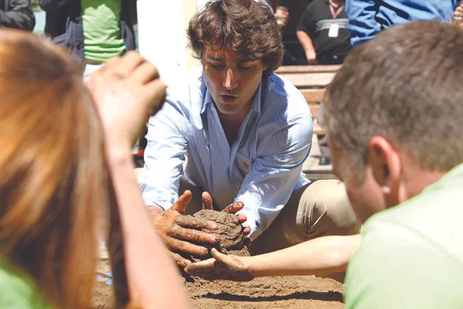 Sandbox Project - World's Largest Sandbox - Justin Trudeau