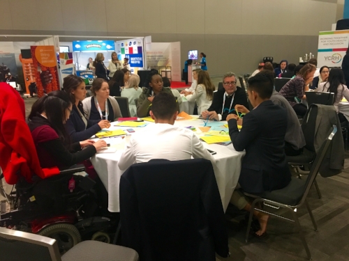  Delegates and panelists discuss the youth advocacy role in NCD prevention 