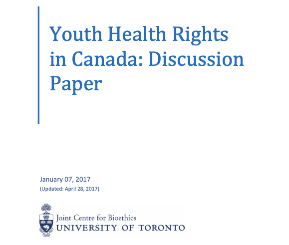 Youth Health Rights in Canada: Discussion Paper