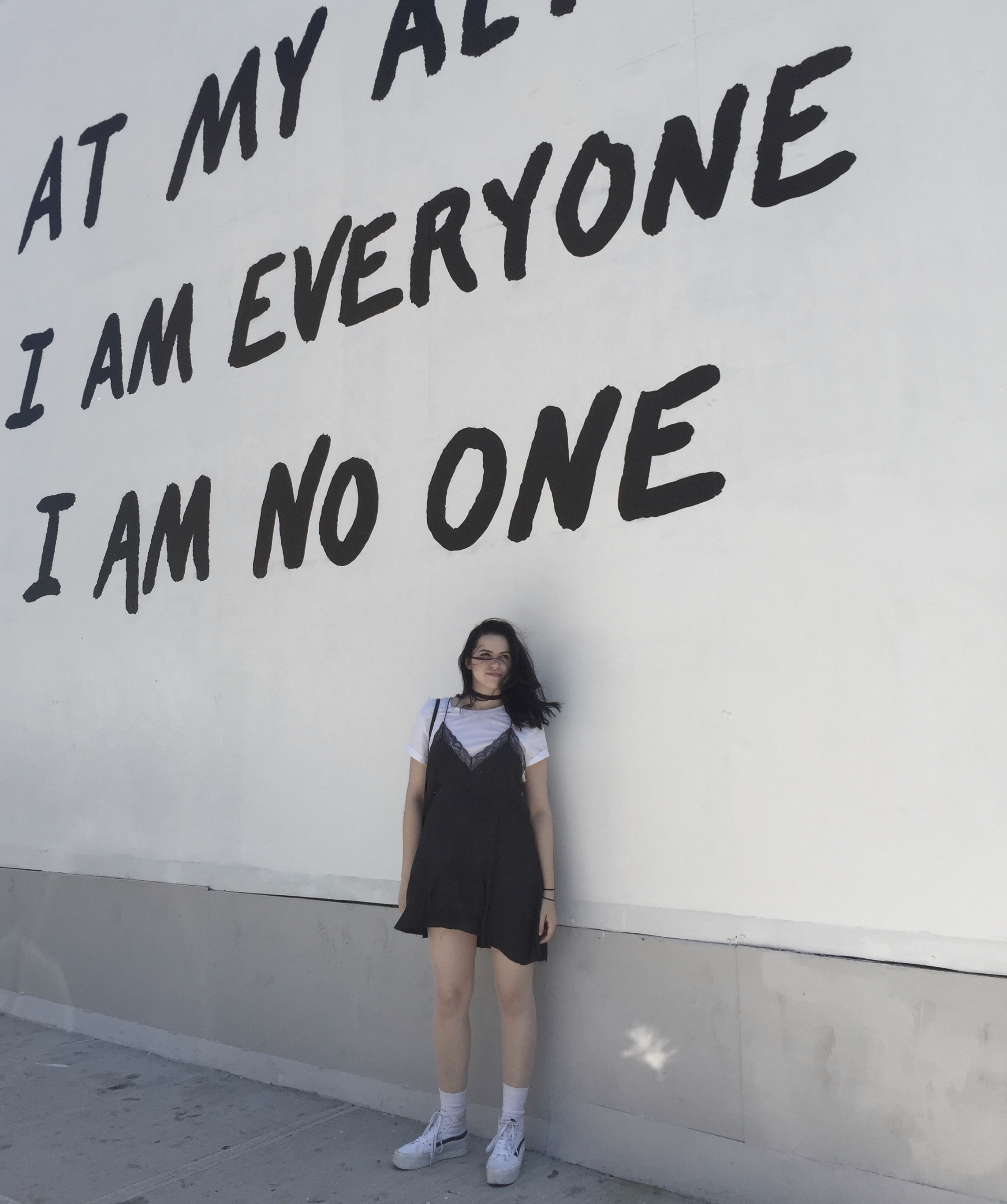 then I was posing in front of cool walls in bushwhick, and my macbook keeps autocorrecting bushwhick into bushwhack and that's super offensive and not true at all. 