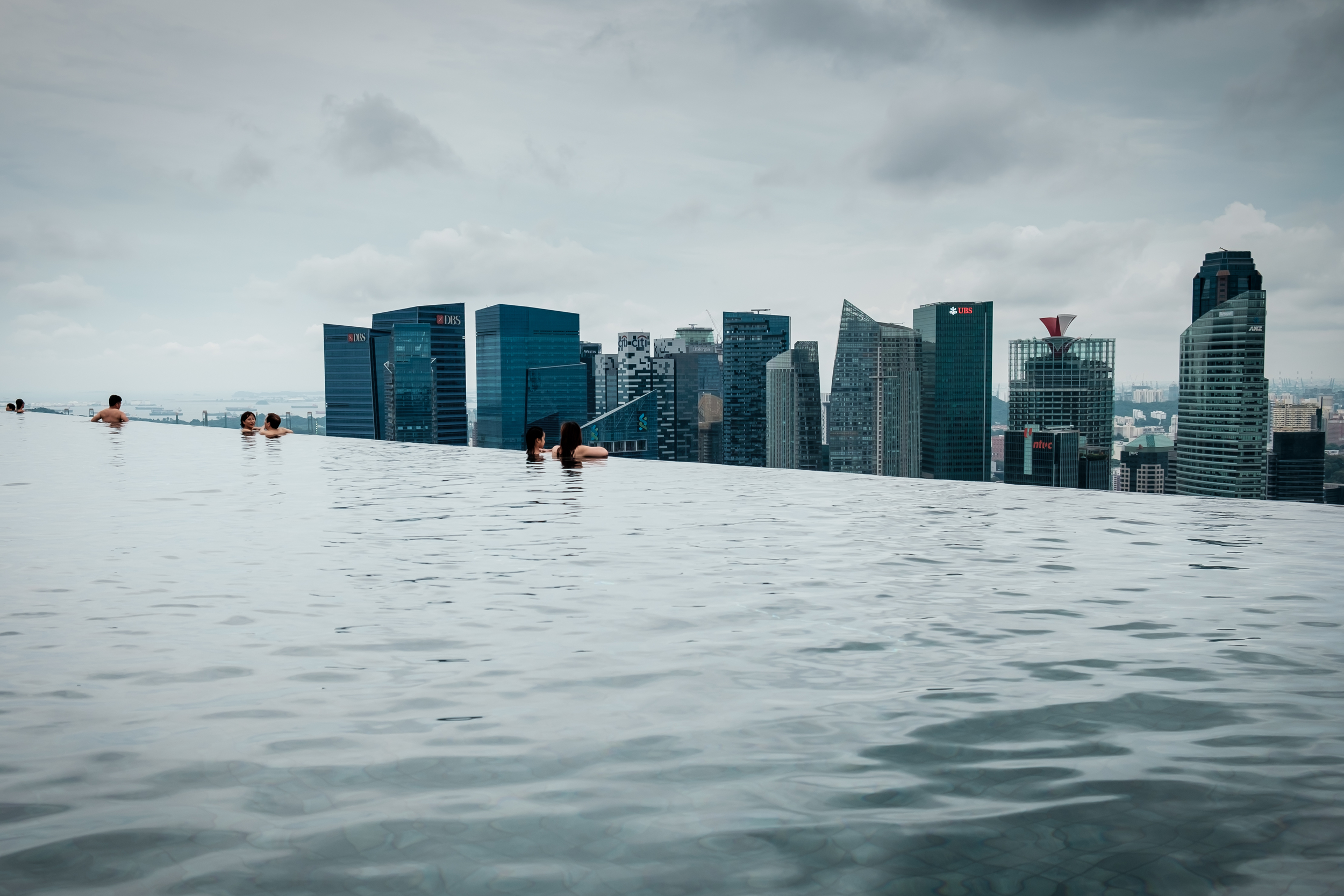 Infinity pool at Marina Bay Sands